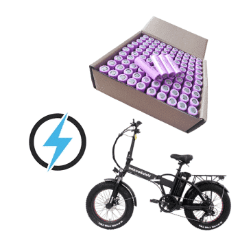 Bicicleta eléctrica plegable para nieve con ruedas grandes