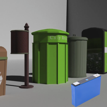 Recycling Cardboard Lithium Batteries LFP - Good condition