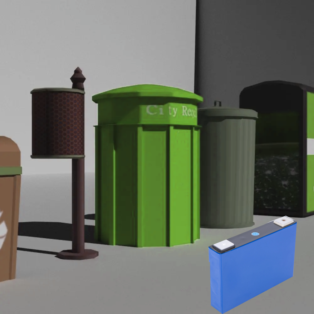 Recycling Cardboard Lithium LFP Batteries – Burnt