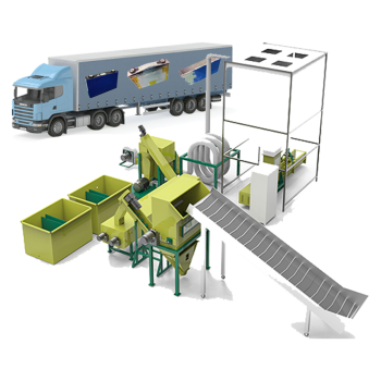 Transport et Recyclage Partiellement Endommagées LFP LifePo4 2T à 3T