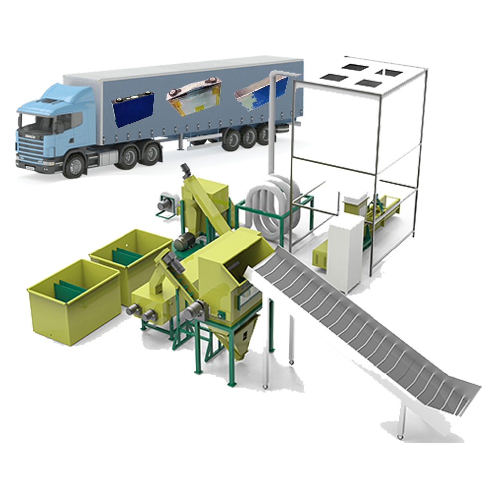 Transport et Recyclage Partiellement Endommagées LFP LifePo4 3T à 4T
