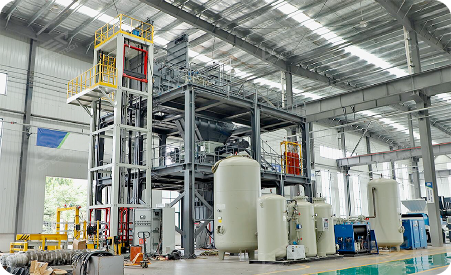 Recyclinglinie für Lithiumbatterien
