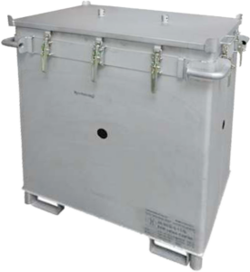 CAJA 800x 1200x 1400 para baterías de litio dañadas