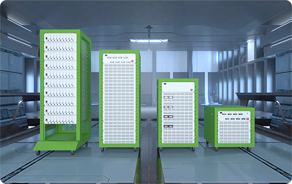 Estación de descarga de baterías de litio