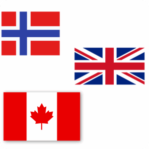 Noruega, Canadá y Reino Unido