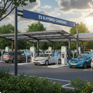Carga de vehículos eléctricos e híbridos